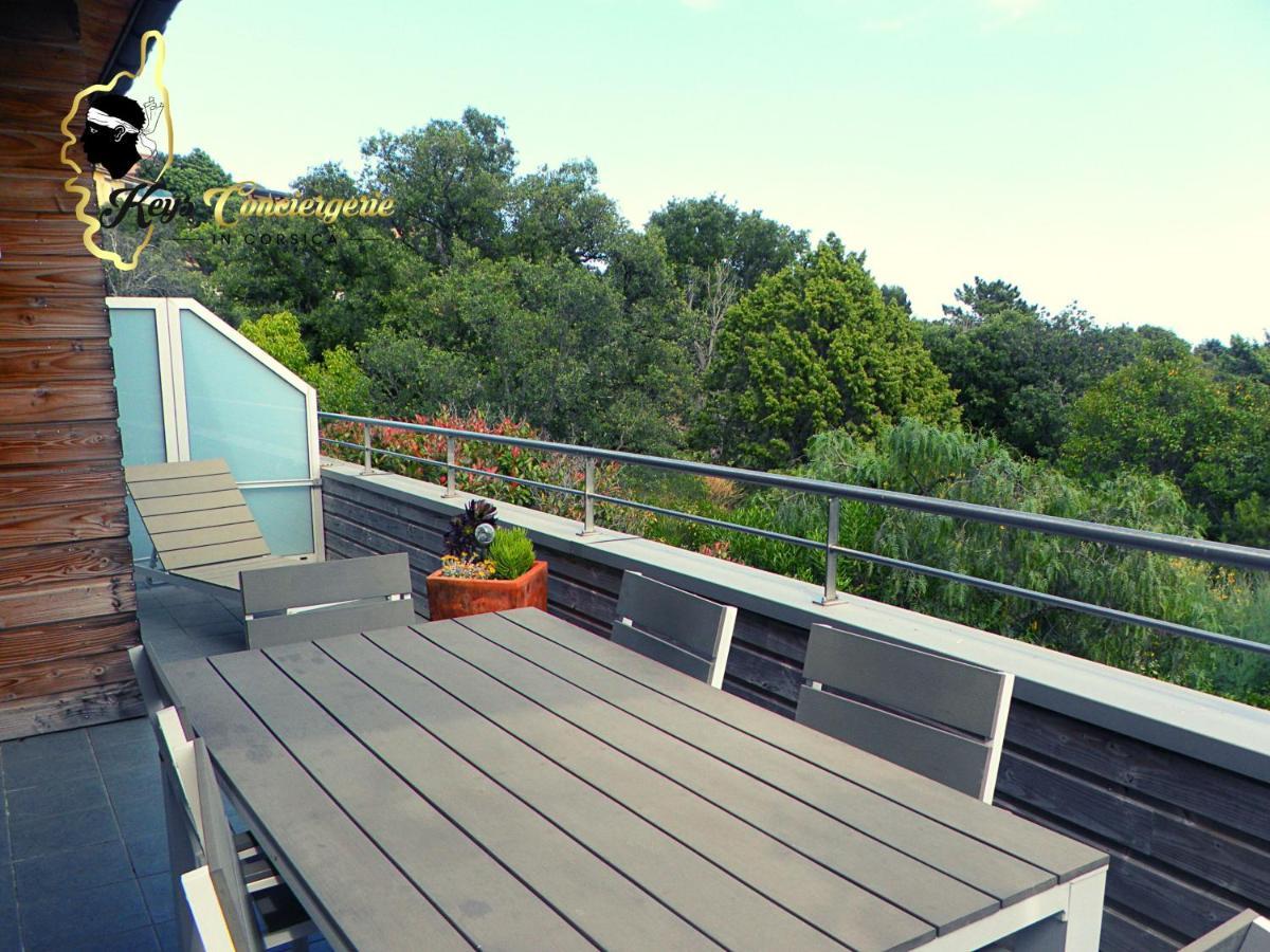 Residence Cala Sultana N62 - 4 Pers Avec Piscine Chauffee- Acces Prive A La Plage De Santa Giulia ปอร์โต-เวคคีโอ ภายนอก รูปภาพ