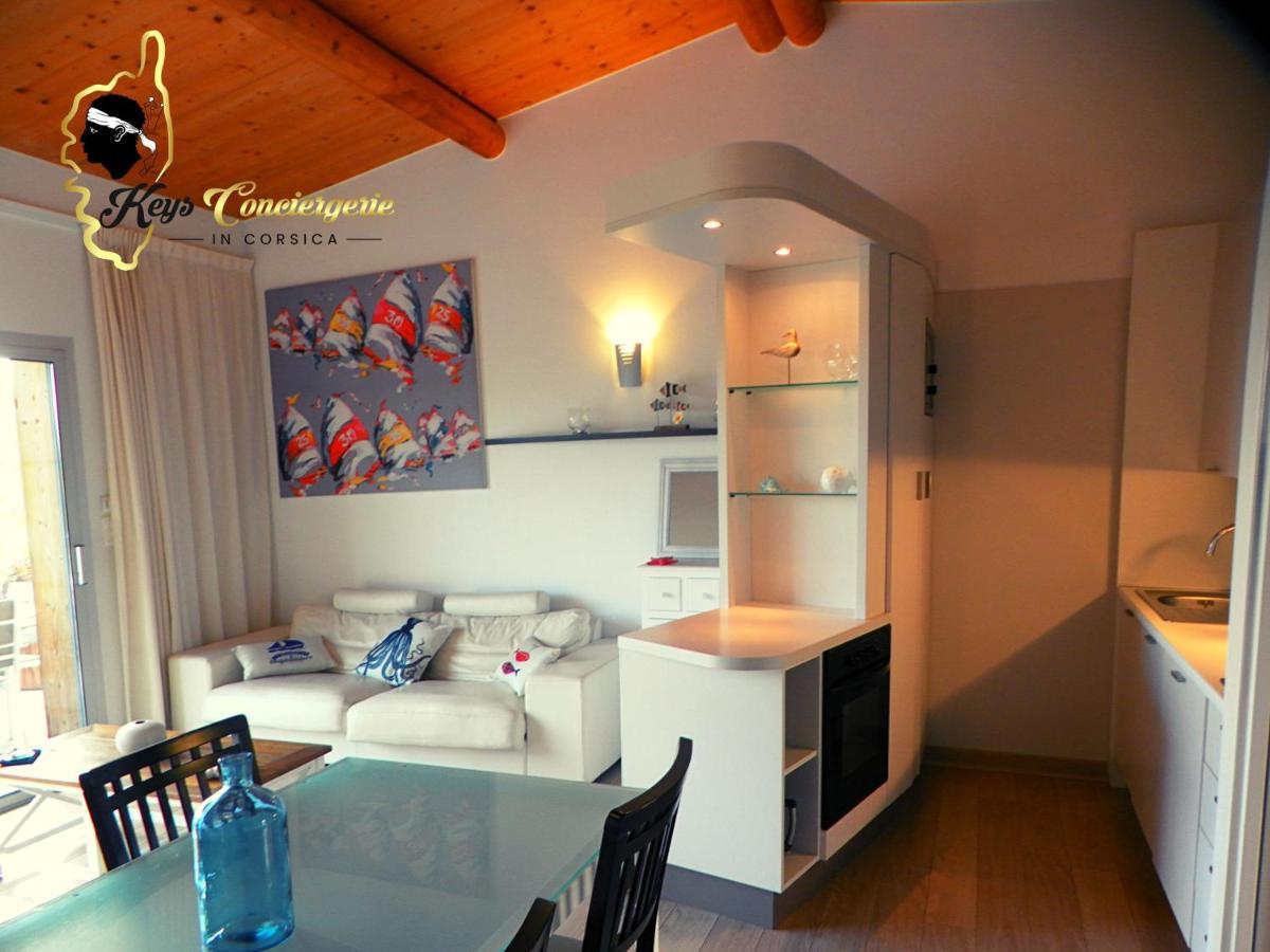 Residence Cala Sultana N62 - 4 Pers Avec Piscine Chauffee- Acces Prive A La Plage De Santa Giulia ปอร์โต-เวคคีโอ ภายนอก รูปภาพ