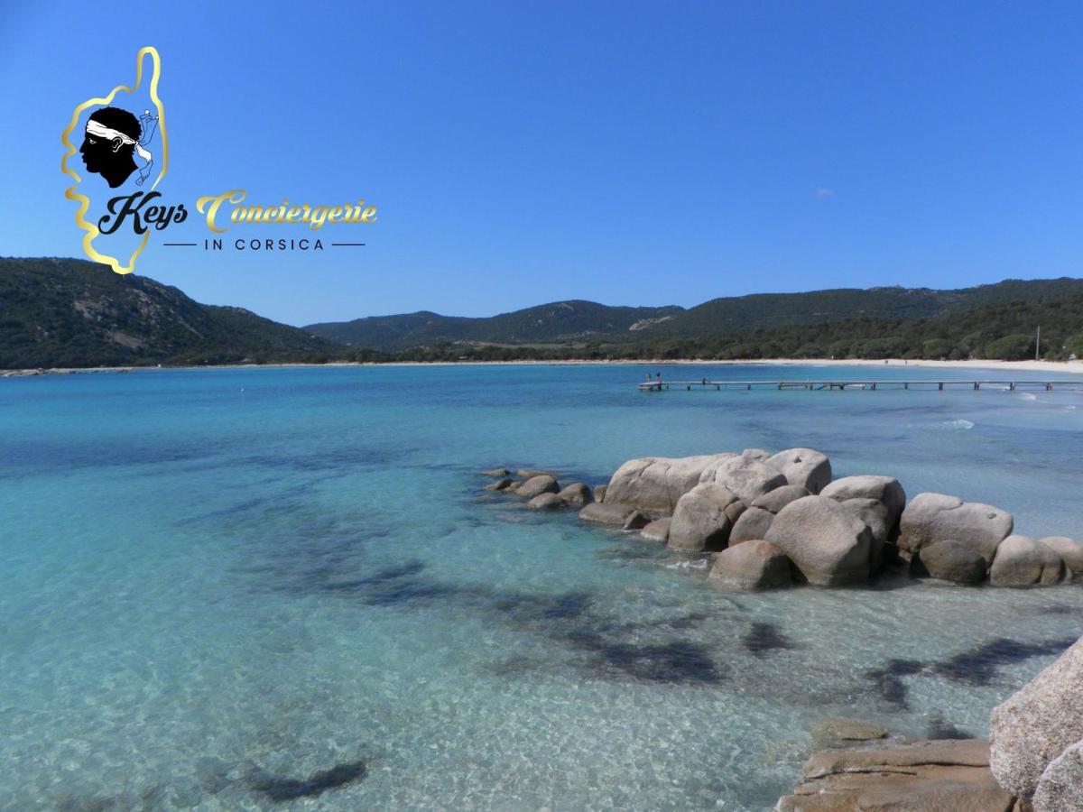 Residence Cala Sultana N62 - 4 Pers Avec Piscine Chauffee- Acces Prive A La Plage De Santa Giulia ปอร์โต-เวคคีโอ ภายนอก รูปภาพ