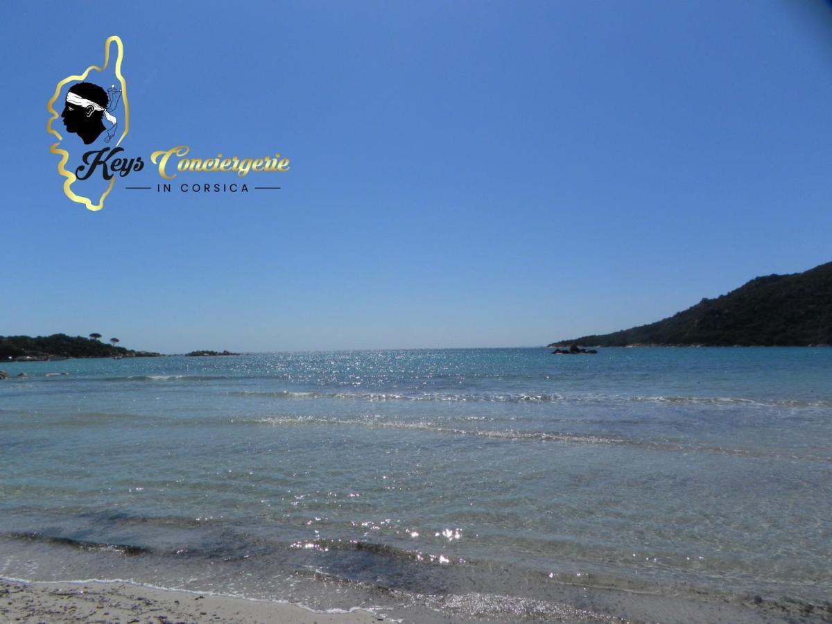 Residence Cala Sultana N62 - 4 Pers Avec Piscine Chauffee- Acces Prive A La Plage De Santa Giulia ปอร์โต-เวคคีโอ ภายนอก รูปภาพ