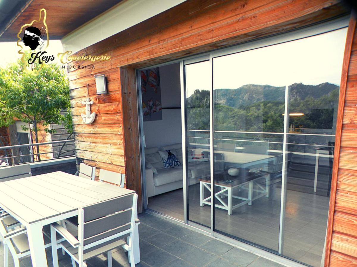 Residence Cala Sultana N62 - 4 Pers Avec Piscine Chauffee- Acces Prive A La Plage De Santa Giulia ปอร์โต-เวคคีโอ ภายนอก รูปภาพ