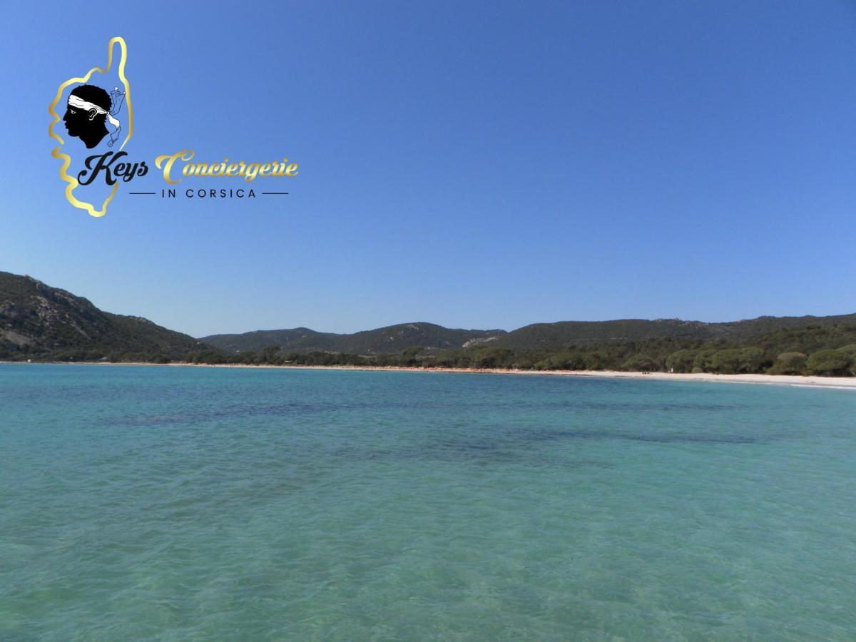 Residence Cala Sultana N62 - 4 Pers Avec Piscine Chauffee- Acces Prive A La Plage De Santa Giulia ปอร์โต-เวคคีโอ ภายนอก รูปภาพ
